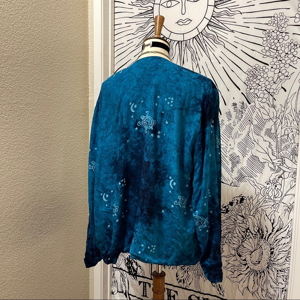 🌈 Amazing Vintage star tie dye cardigan - Picture 6 of 14